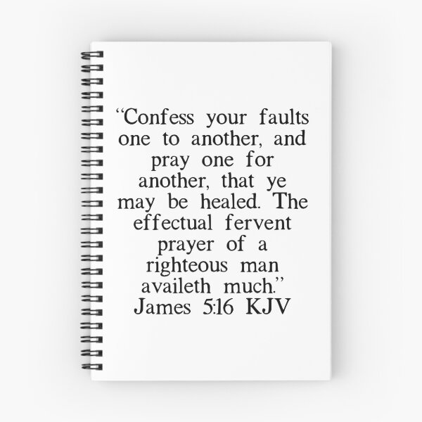 Item preview, James 5:16 KJV designed and sold by IBMClothing.