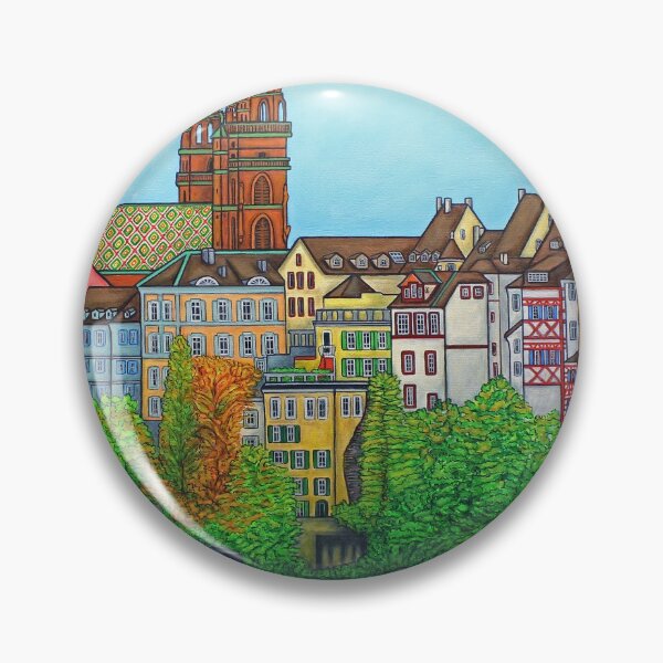 Item preview, Colours of Basel, Switzerland designed and sold by Lisa Lorenz Paintings.