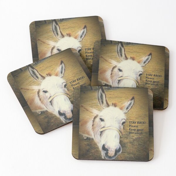 Item preview, El burro dice ¡Quédate atrás! Mantenga su distancia designed and sold by NC NatureVisions.