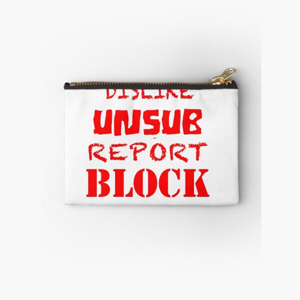 Item preview, Dislike unsub report block designed and sold by Zoo192.