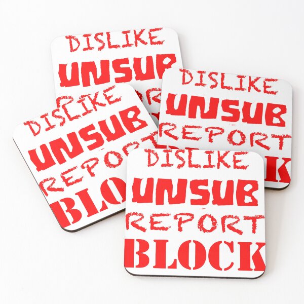 Item preview, Dislike unsub report block designed and sold by Zoo192.