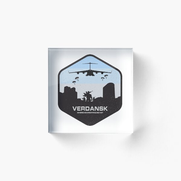 Verdansk Warzone Battle Royale Acrylic Block