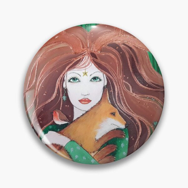 Item preview, Goddess Art, Fox, Forest, Wood Goddess designed and sold by GlitteringFox.