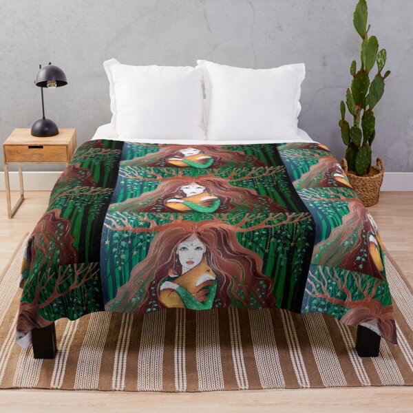 Item preview, Goddess Art, Fox, Forest, Wood Goddess designed and sold by GlitteringFox.