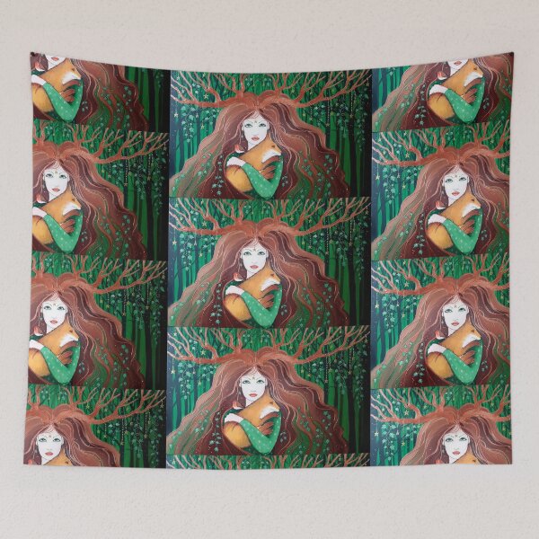 Item preview, Goddess Art, Fox, Forest, Wood Goddess designed and sold by GlitteringFox.