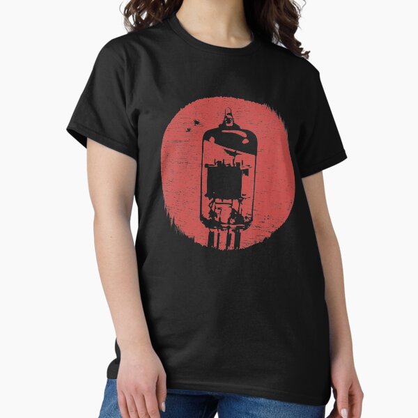 Vista previa del artículo con la obra «Tubo de vacío retro efecto angustiado rojo», diseñado y vendido por ghost888.