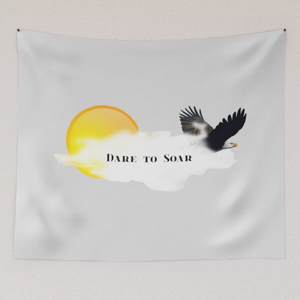 Item preview, Dare to Soar Eagle Sun And Cloud designed and sold by boyscoutbooks.