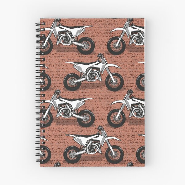 Item preview, Motocross // monochromatic siena and black and white motorcycles designed and sold by SelmaCardoso.