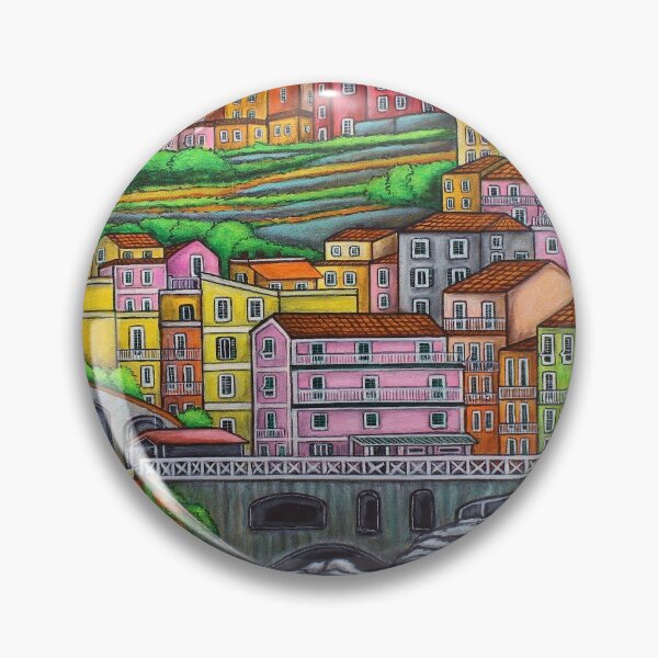 Item preview, Colours of Manarola designed and sold by Lisa Lorenz Paintings.