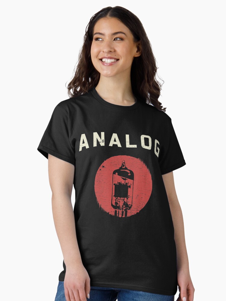 Thumbnail 2 of 7, Classic T-Shirt, Vacuum Tube Analog Distressed Effect designed and sold by ghost888.