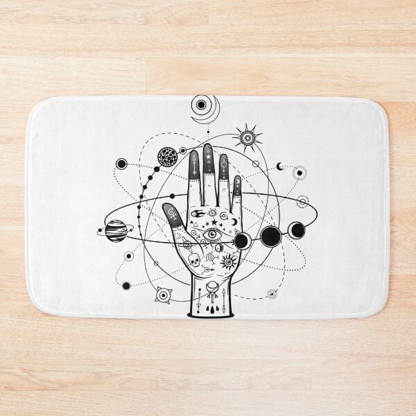 Item preview, Mystical drawing: tattoo human hand holds the universe.  designed and sold by YanaZvereva.