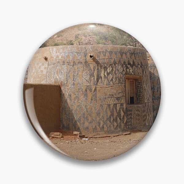 Item preview, Hand Painted House Facades African Art, Burkina Faso designed and sold by worldways.