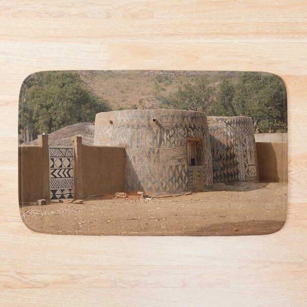 Item preview, Hand Painted House Facades African Art, Burkina Faso designed and sold by worldways.