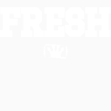 Artwork thumbnail, FRESH [Wht] | FreshThreadShop by FreshThreadShop