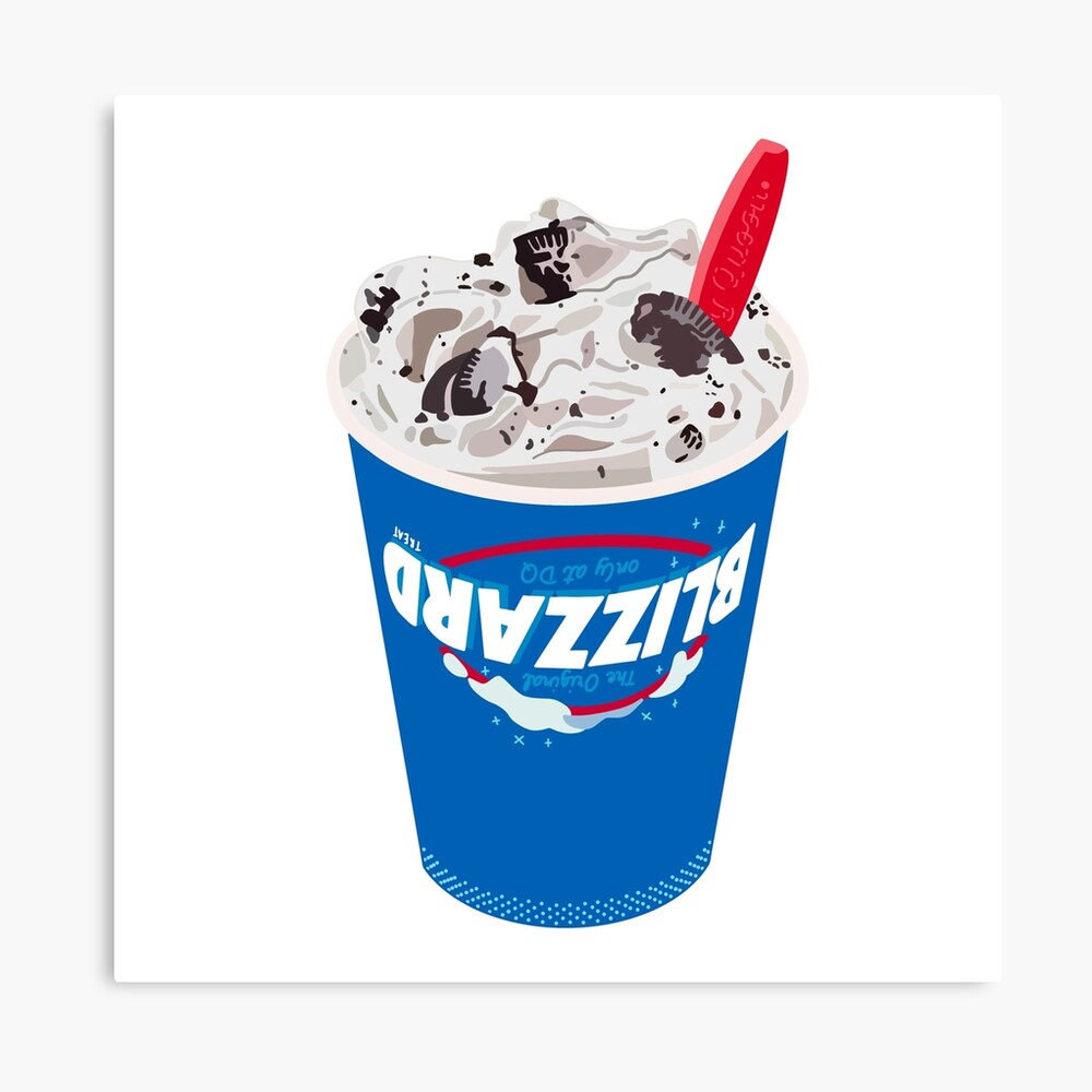 dq blizzard photographic print by glossypop redbubble