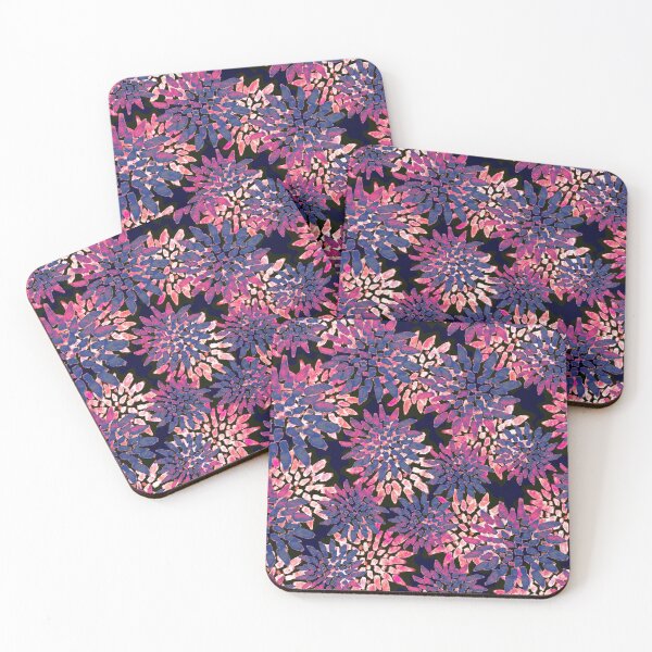 Item preview, Floral Fireworks of Pink and Purple - Digitally Illustrated Abstract Flower Pattern for Home Decor, Clothing Fabric, Curtains, Bedding, Pillows, Upholstery, Phone Cases and Stationary designed and sold by cherdoodles.