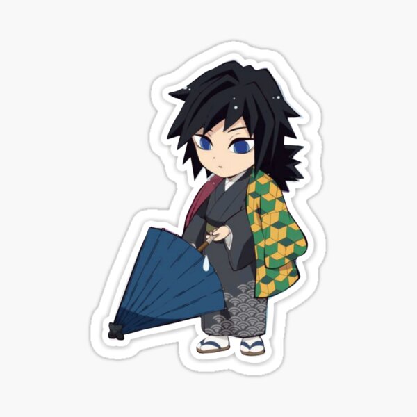 Giyuu The Water Hashira Stickers | Redbubble