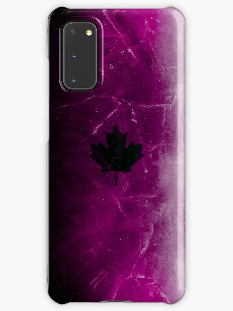 Purple Black Ice Case Skin For Samsung Galaxy By Aritrasur Redbubble