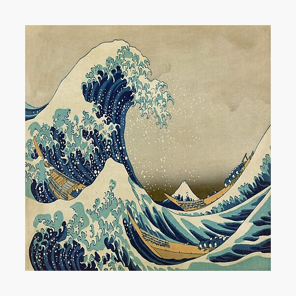 Under The Wave Off Kanagawa Photographic Prints | Redbubble