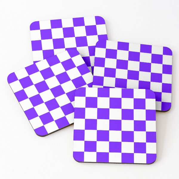 Item preview, Purple And White Checkered Design / Print / Pattern designed and sold by 420igor.