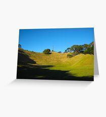 One tree hill, Auckland Greeting Card