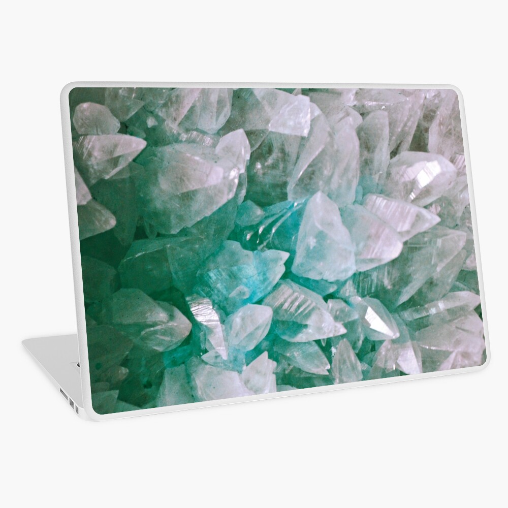 Green crystal Laptop Skin