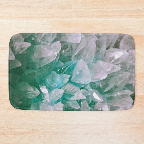 Item preview, Green Crystal and Stone Structures - Abstract Mineral Art designed and sold by ColorsHappiness.