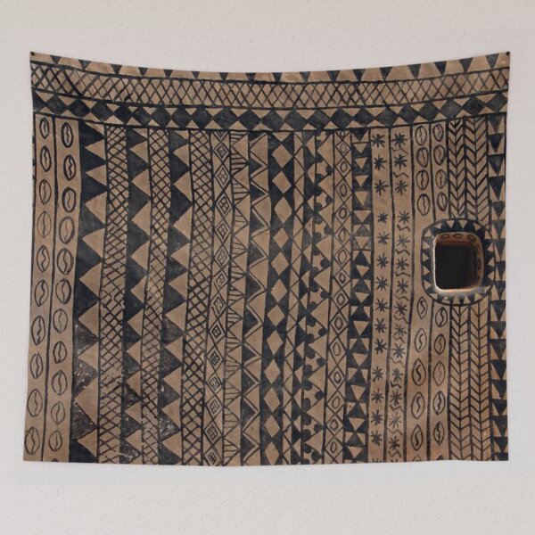 Item preview, African Geometric Pattern House Facade designed and sold by worldways.