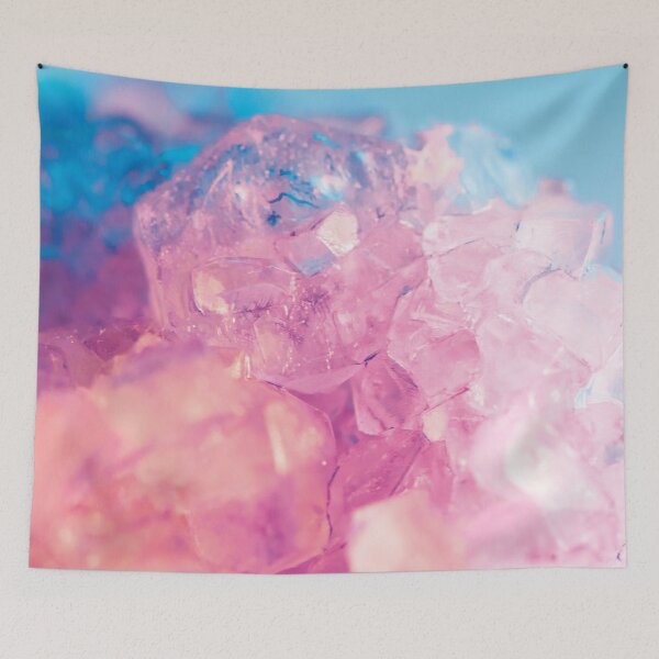 Item preview, Rainbow Crystal and Stone Structures - Abstract Mineral Art designed and sold by ColorsHappiness.