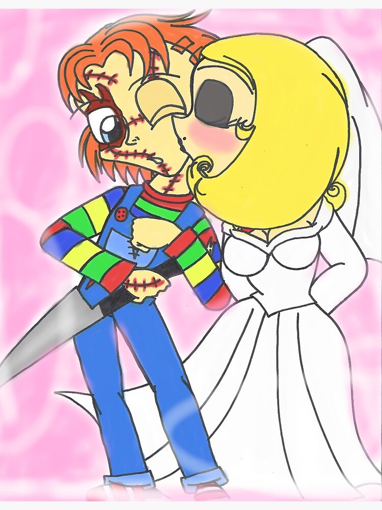 Chibi Chucky and Tiffany