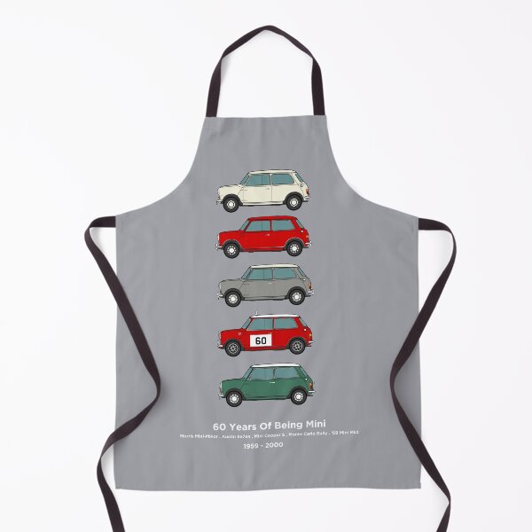 Morris mini-minor / Austin Se7en - 60th anniversary car collection Apron