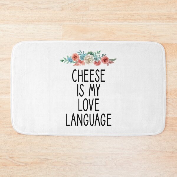 Item preview, Cheese is My Love Language /Cheese / Cheese Lover / Mac and Cheese  / Goat Cheese / Swiss Cheese / Funny Cheese  - Foodie Gift - Turophile - Loves Cheese floral style idea desin designed and sold by Chamssou.