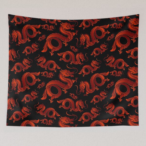Item preview, Dragon Fire BLACK designed and sold by graphicmeyou.