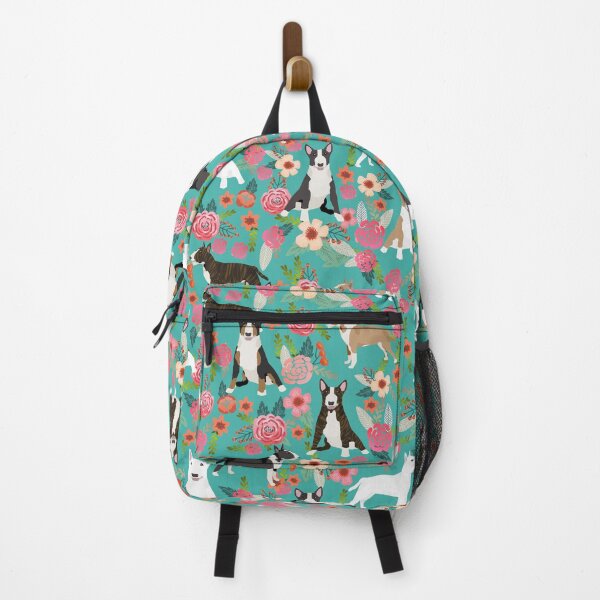 Artikelvorschau, Bullterrier-Hundezuchtmuster florals Hundeliebhaber-Geschenke Haustier-freundliche Entwürfe entworfen und verkauft von PetFriendly.