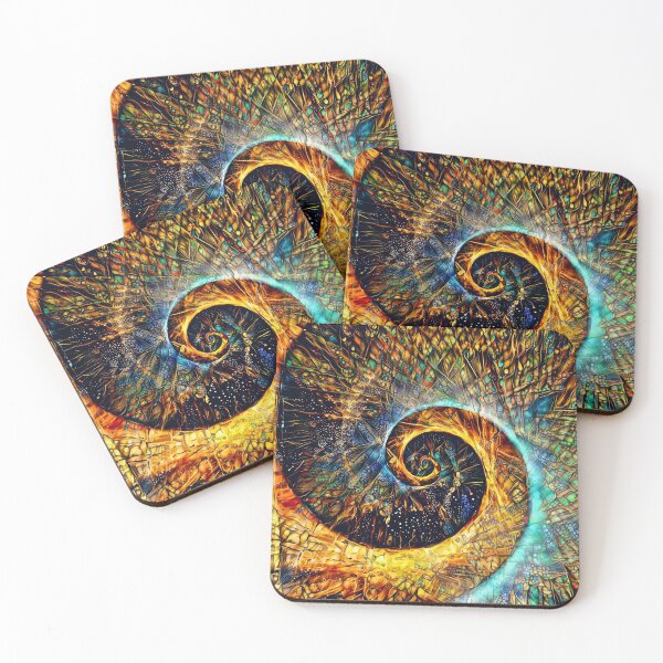 Item preview, Abstractions of abstract abstraction of Fibonacci spiral designed and sold by blackhalt.