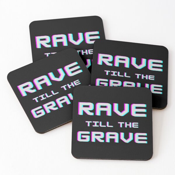 Item preview, Rave Till The Grave Glitch - Techno Music designed and sold by m95sim.