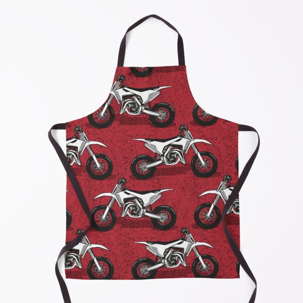 Item preview, Motocross // monochromatic red and black and white motorcycles designed and sold by SelmaCardoso.