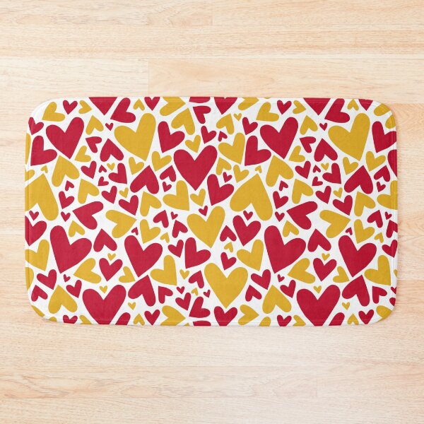 Item preview, Red and Gold Team Spirit Hearts designed and sold by digikim.
