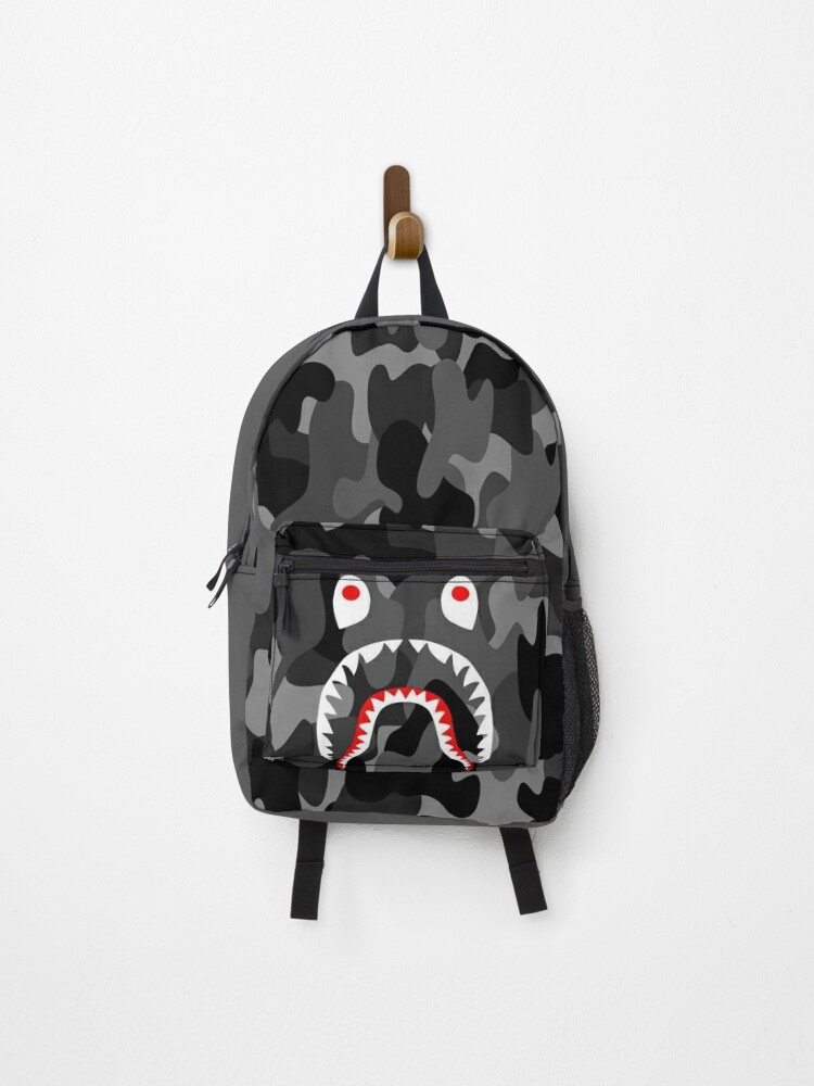 bape shark camouflage backpack