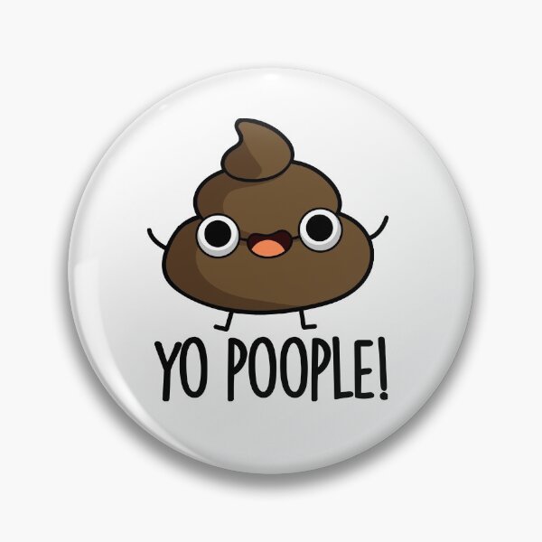 Item preview, Yo Poople Funny Poop Puns  designed and sold by punnybone.