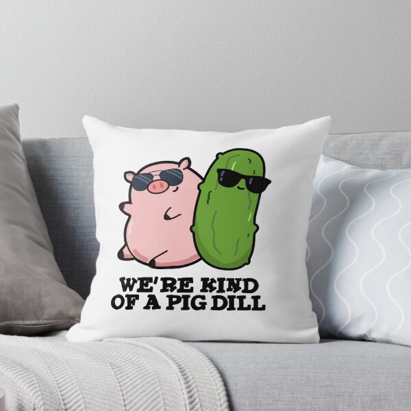Item preview, We're Kind Of A Pig Dill Funny Food Pun  designed and sold by punnybone.