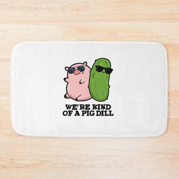 Item preview, We're Kind Of A Pig Dill Funny Food Pun  designed and sold by punnybone.