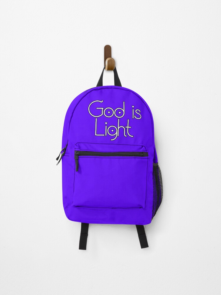 Thumbnail 1 of 3, Backpack, God is Light designed and sold by NativeAssady.