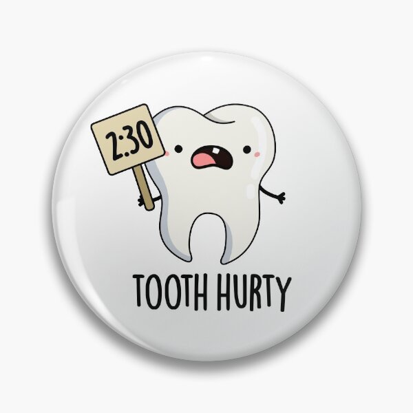 Item preview, Tooth Hurty Funny Dental Puns  designed and sold by punnybone.