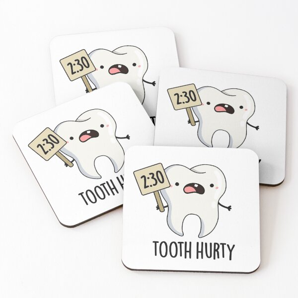 Item preview, Tooth Hurty Funny Dental Puns  designed and sold by punnybone.