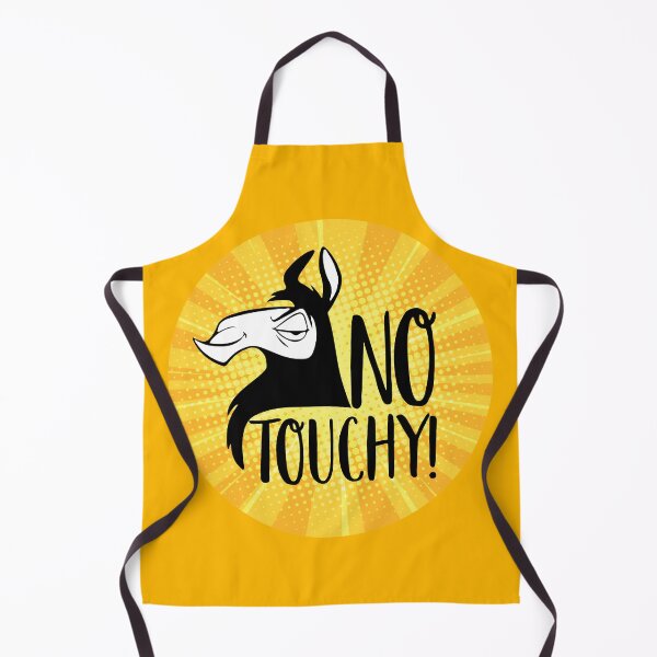 Item preview, No Touchy! Kuzco Llama Yellow designed and sold by UnaGale.