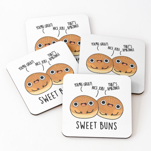Item preview, Sweet Buns Funny Baking Puns  designed and sold by punnybone.