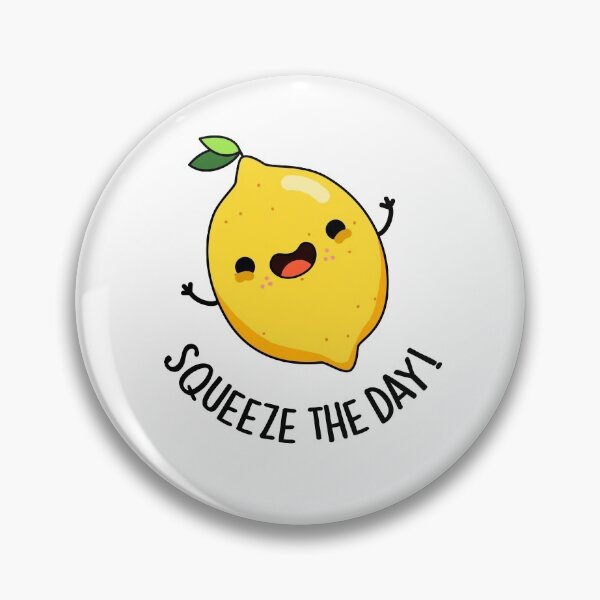 Item preview, Squeeze The Day Funny Lemon Puns  designed and sold by punnybone.
