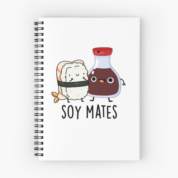 Item preview, Soy Mates Funny Soy Sauce Puns  designed and sold by punnybone.