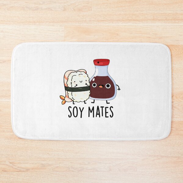 Item preview, Soy Mates Funny Soy Sauce Puns  designed and sold by punnybone.